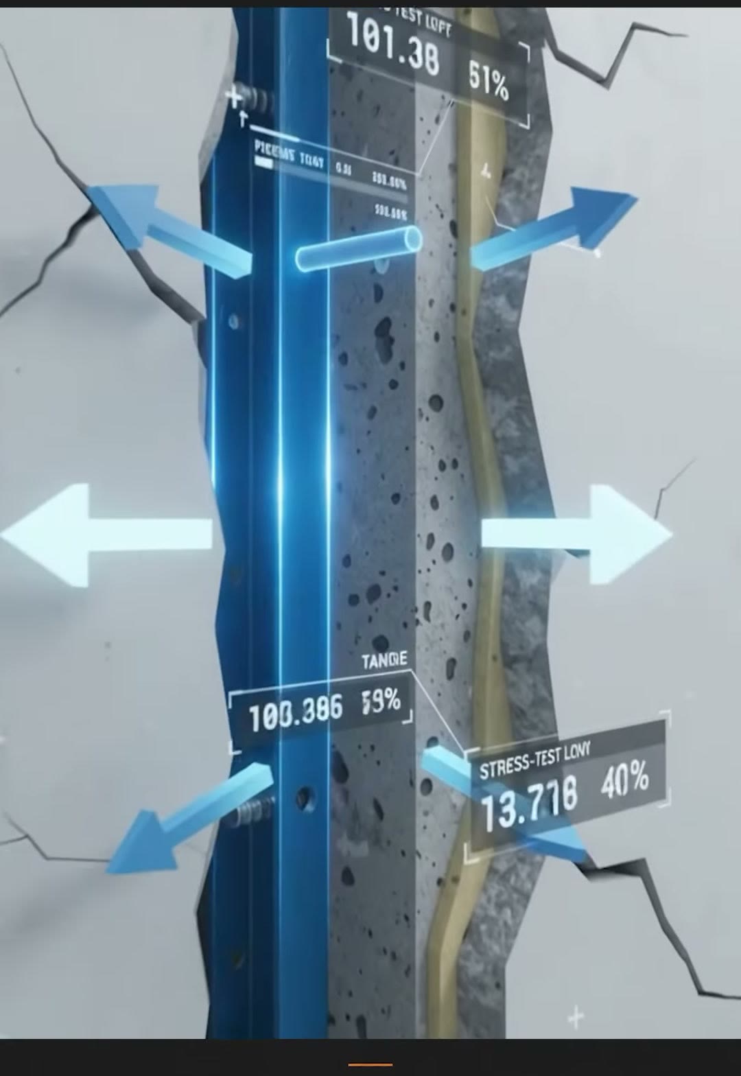 Measuring how a crack moves over time