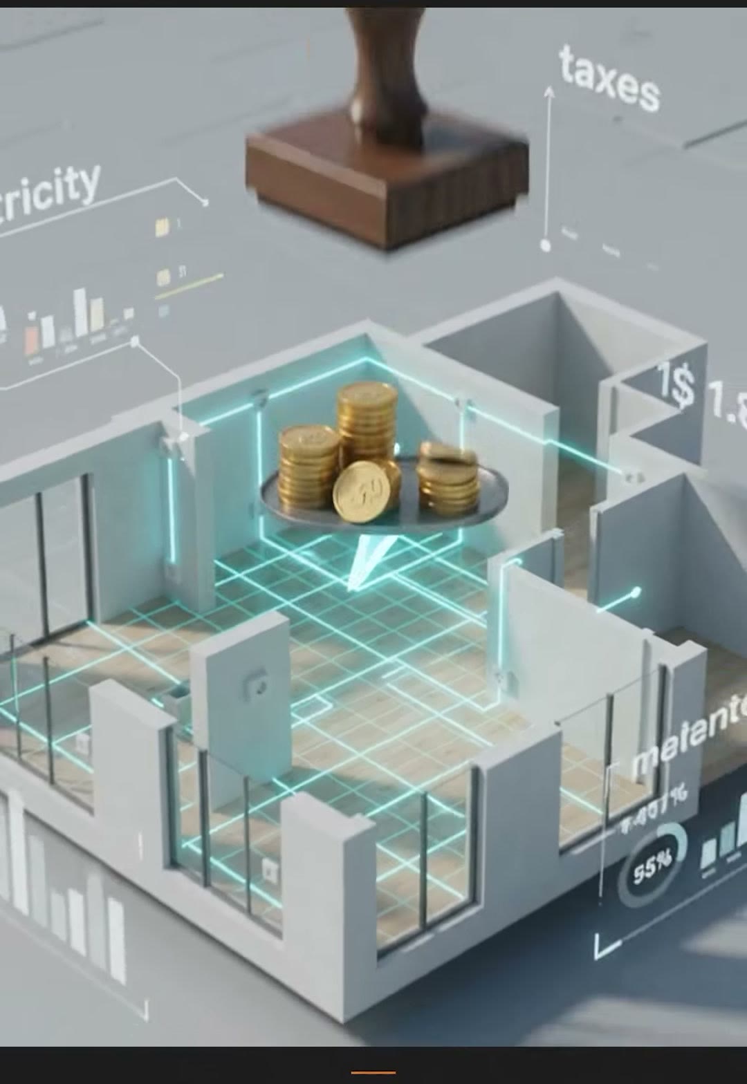 Every extra square meter adds construction, maintenance, electricity and tax costs