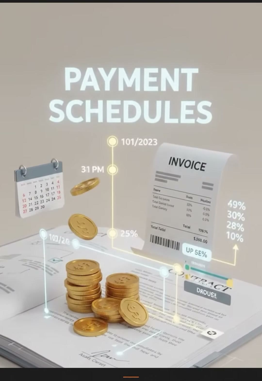Scope of work, timelines and payment schedules belong in the contract